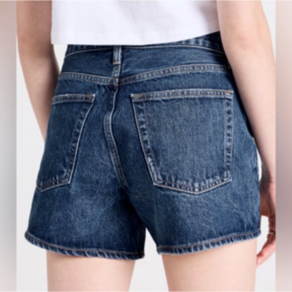 Agolde Women's Blue Jean Shorts - Picture 2 of 13